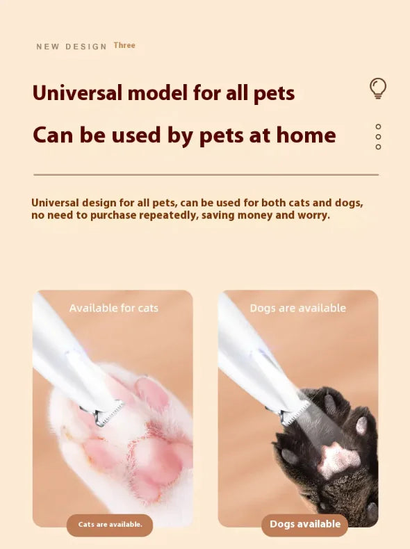 LED Pet Paw Trimmer