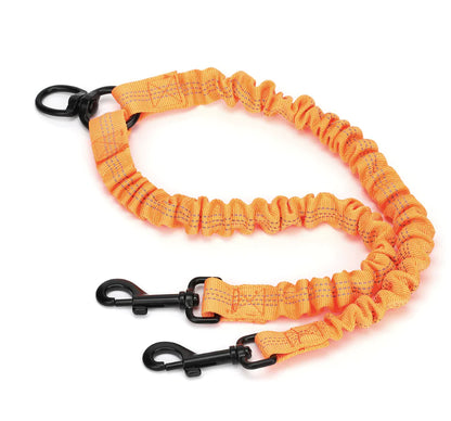 Double-End Pet Leash for One or Two Dogs