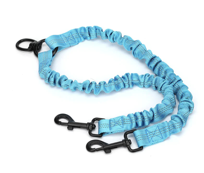 Double-End Pet Leash for One or Two Dogs