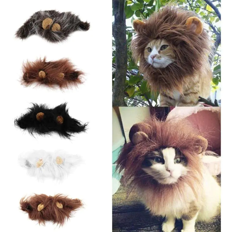 Funny Lion Mane Hat for Cats and Kittens