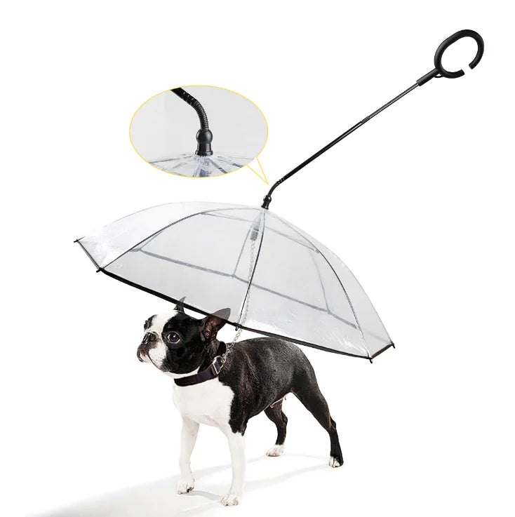 Transparent Adjustable C-Type Pet Umbrella