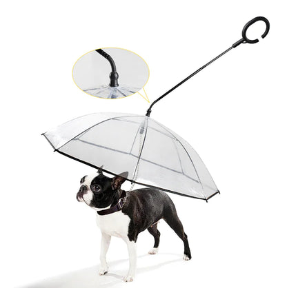 Transparent Adjustable C-Type Pet Umbrella