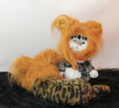 Funny Lion Mane Hat for Cats and Kittens