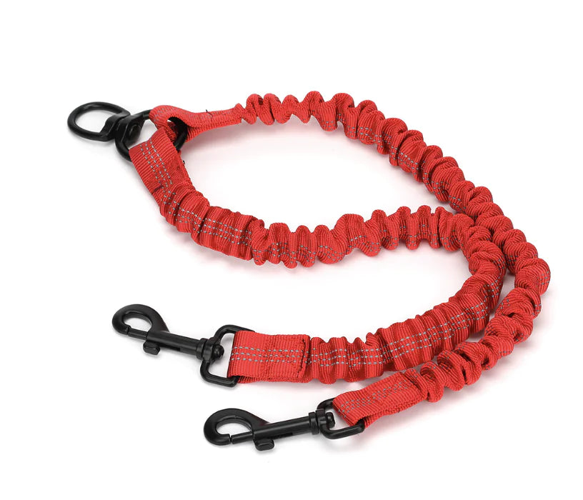 Double-End Pet Leash for One or Two Dogs